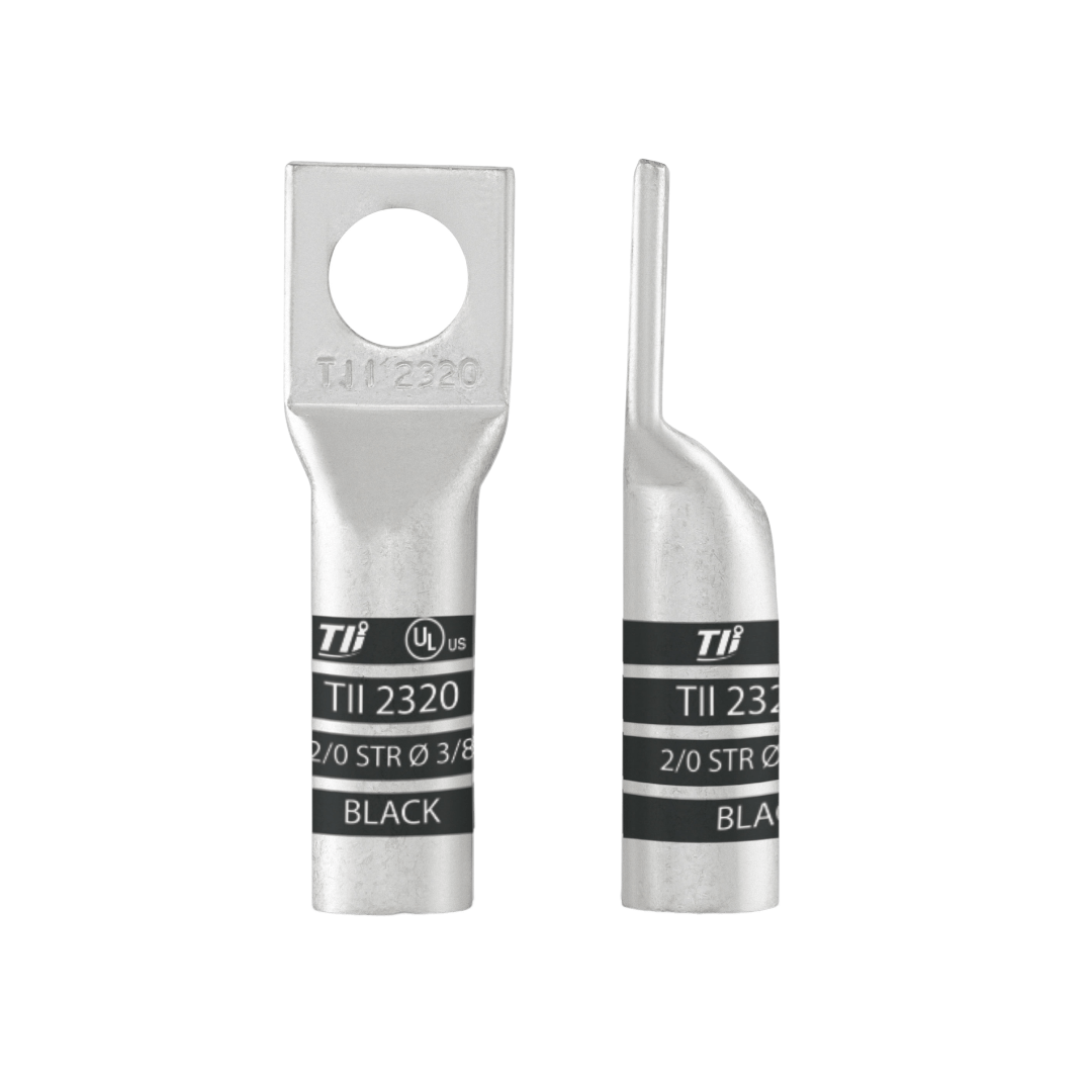 AWG Short Barrel Copper One Hole Compression Lugs - Image 5