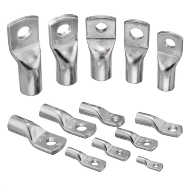 AWG Short Barrel Copper One Hole Compression Lugs