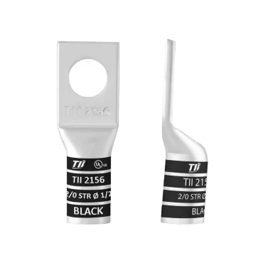 AWG Short Barrel Copper One Hole Compression Lugs