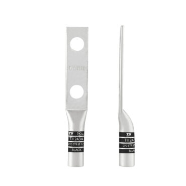 AWG Long Barrel Copper Two Hole Compression Lugs