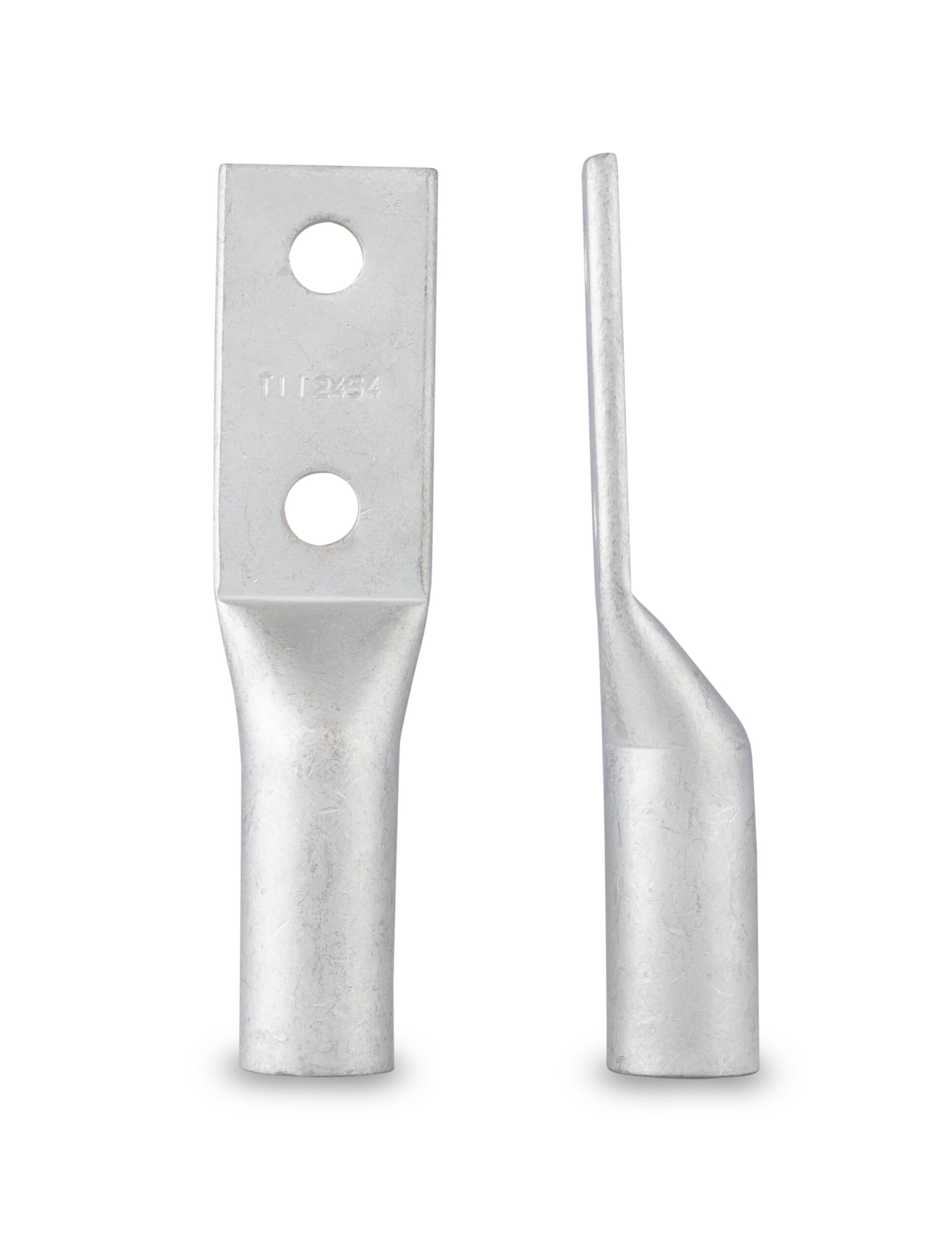 AWG Long Barrel Copper Two Hole Compression Lugs