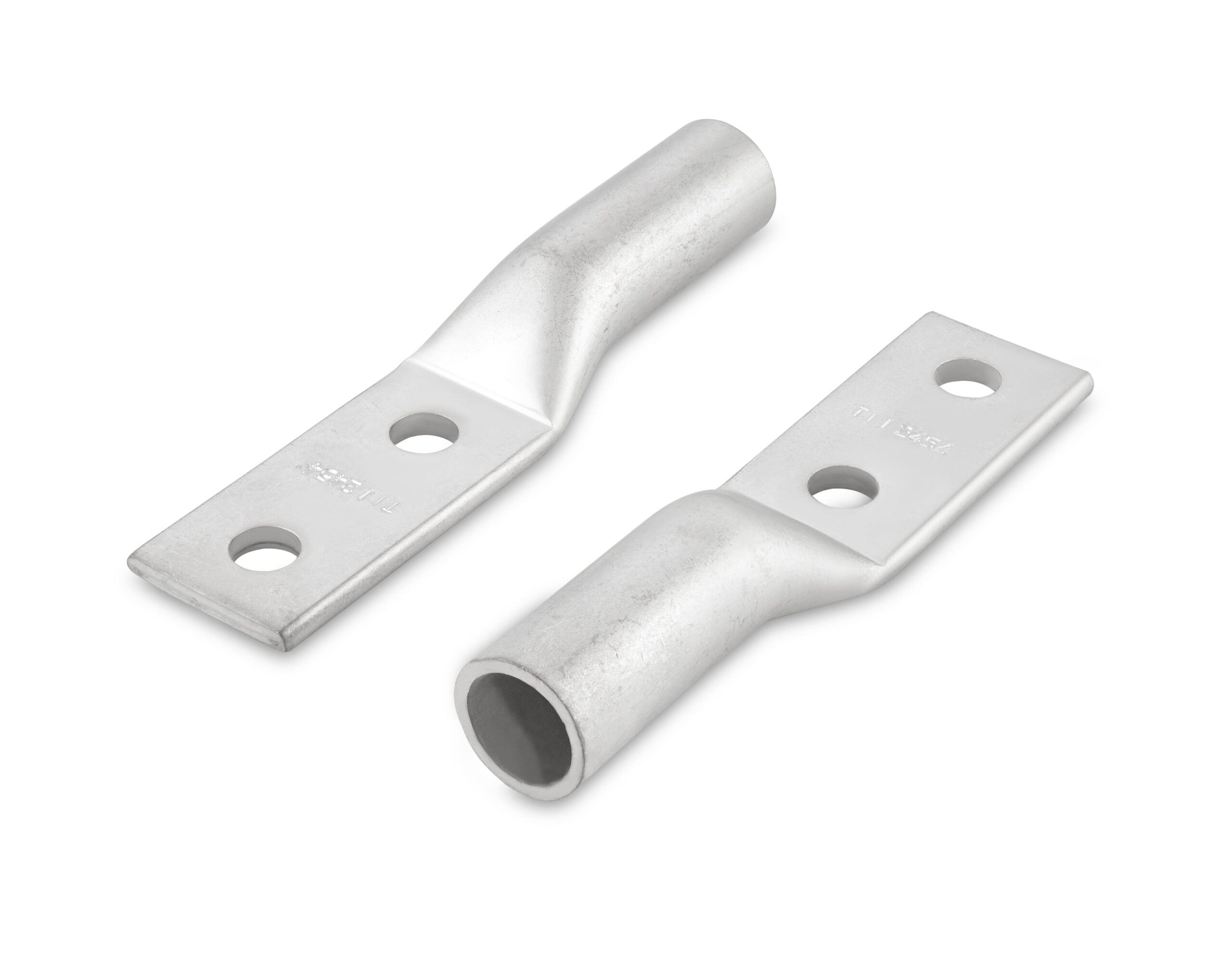 AWG Long Barrel Copper Two Hole Compression Lugs - Image 3